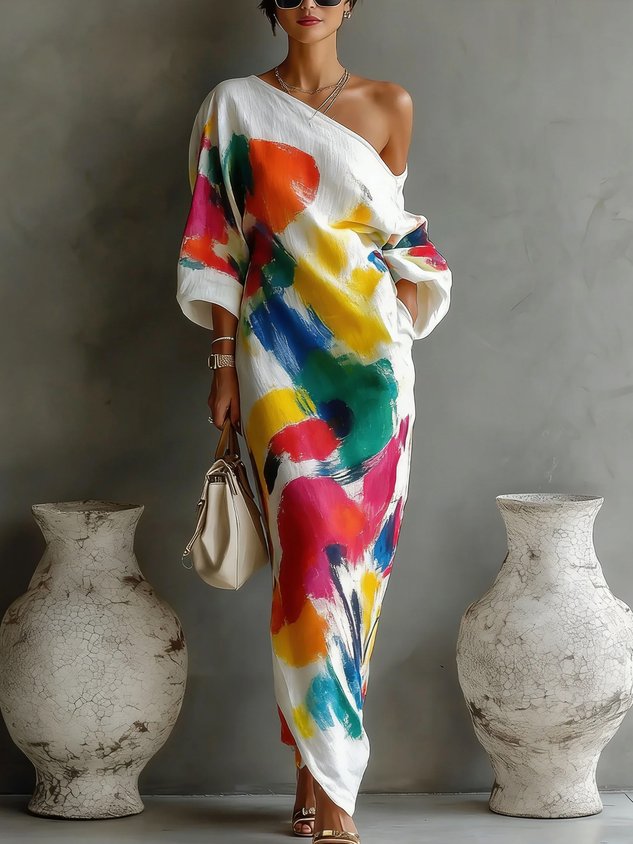 daniella-brushstroke-print-one-shoulder-maxi-dress-2
