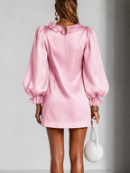 Ottilie | Ruffled puff-sleeve mini dress 9