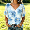 Catalina | Relaxed V-neck dolman sleeve blouse 1