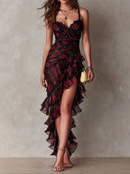lowen-floral-ruched-ruffle-hem-dress-1