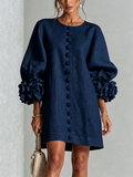 Alinta | Rosette-cuff mini dress 1