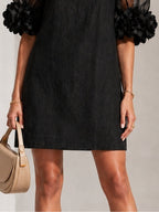 Persephone | Floral-cuff puff-sleeve mini dress 6