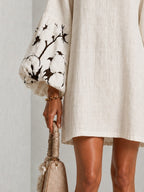 Waverly | Puff-sleeve floral mini dress 7