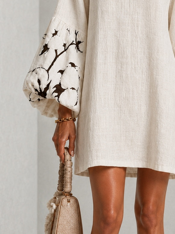 Waverly | Puff-sleeve floral mini dress 7
