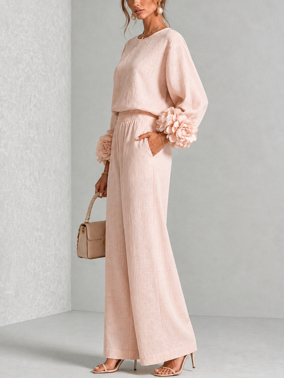 Carys | Floral cuff two-piece set 9
