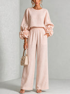 Carys | Floral cuff two-piece set 1