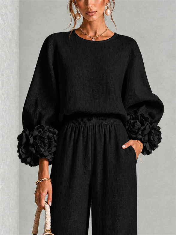 Carys | Floral cuff two-piece set 17